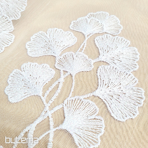 Zavesa 835 GINKO bela