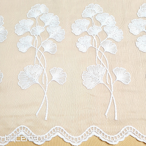 Zavesa 835 GINKO bela
