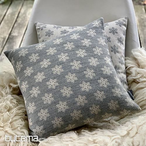 Luksuzna dekorativna prevleka FLAKES GREY B