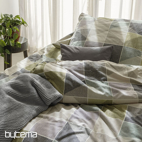 Luksuzna flanelasta posteljnina IRISETTE KOALA 8646-30 ZELENA