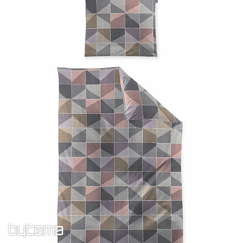 Luksuzna flanelasta posteljnina IRISETTE KOALA 8646-90 STARO ROZA