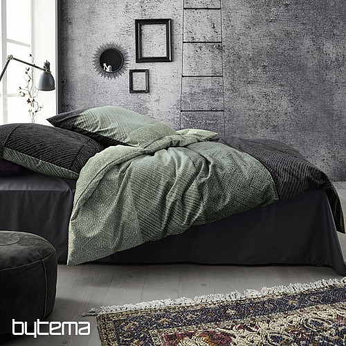 Luksuzna flanelasta posteljnina IRISETTE KOALA 8430-30 ZELENA
