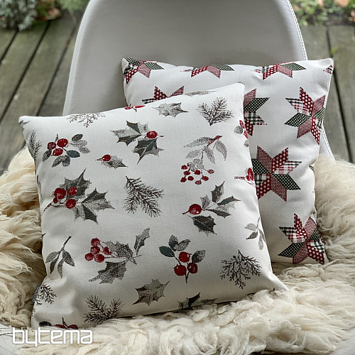 Božična okrasna prevleka HOLLY GREY