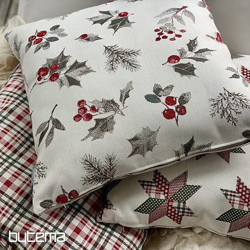 Božična okrasna prevleka HOLLY GREY