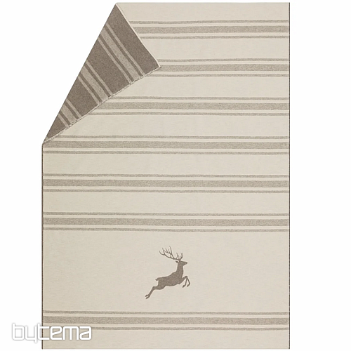 Odeja DF LUCA DEER JUMPING BEŽ