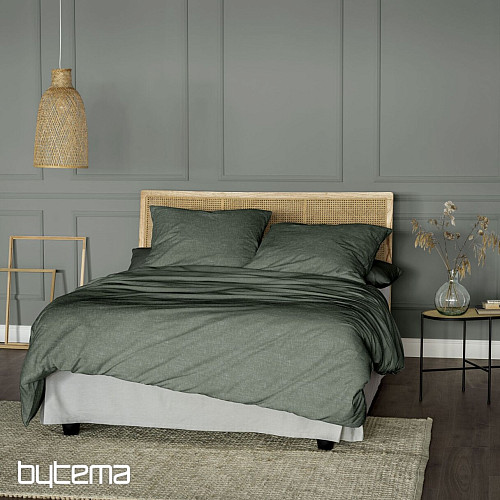 Luksuzna flanelasta posteljnina IRISETTE KOALA 8544-30 zelena