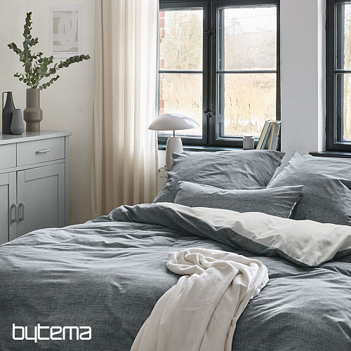 IRISETTE luksuzni bombažni saten WAVE 8557-20 MODRA