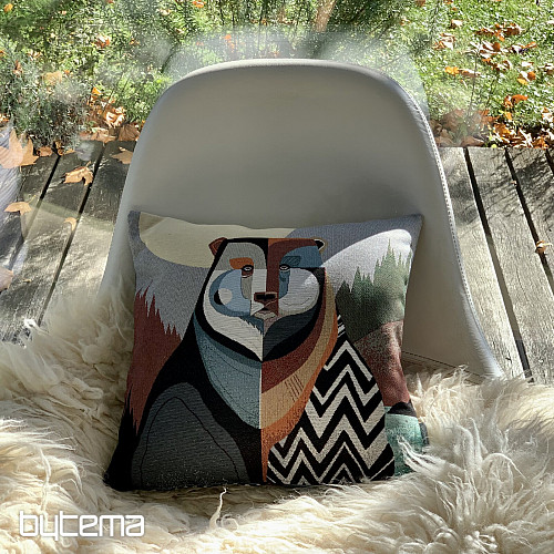 Prevleka za vzglavnik iz tapiserije MEDVED