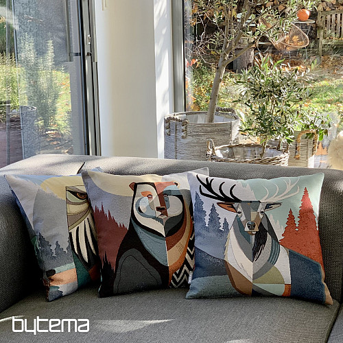 Prevleka za vzglavnik iz tapiserije MEDVED