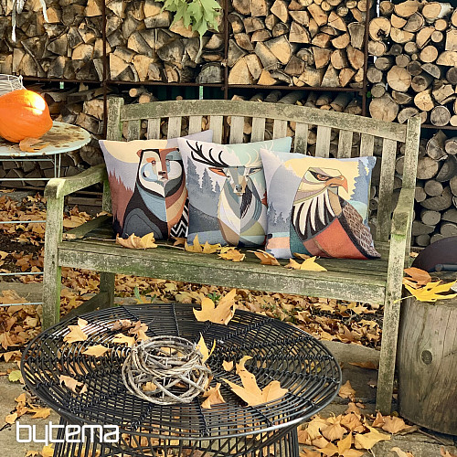 Prevleka za vzglavnik iz tapiserije JELEN