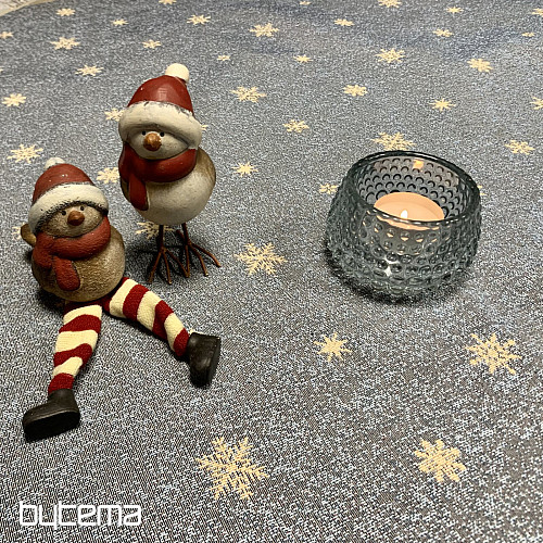 Okrogel božični tapiserijski prt BOŽIČNO VESELJE