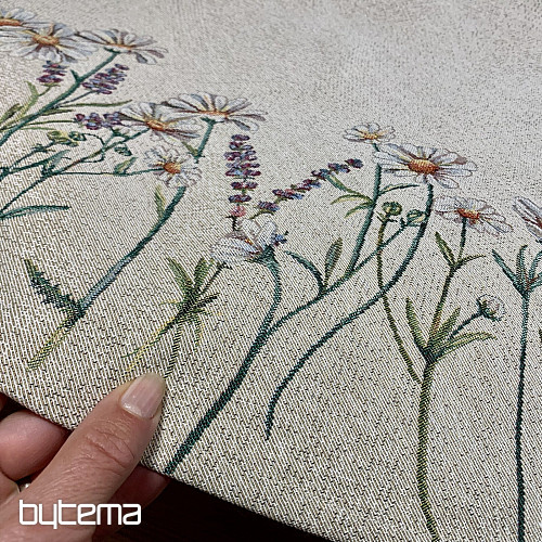 Okrogel tapiserijski prt SPRING CARESSES