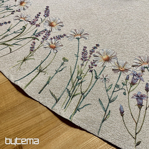 Okrogel tapiserijski prt SPRING CARESSES