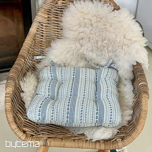 SEDEŽNA BLAZINA TOSCANA VALERY RIGA črtasto modra