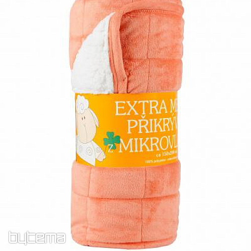 odeja iz mikrovlaken EXTRA SOFT SHEEP lososov šiv
