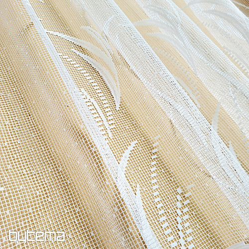 Žakard zavesa V2502 bela