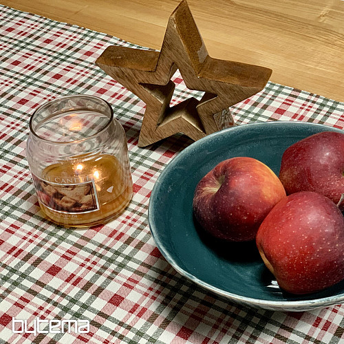 Božični prt in šal SCOTTISH SHELLEY CHECK