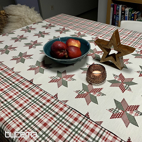 Božični prt in šal SCOTTISH SHELLEY CHECK