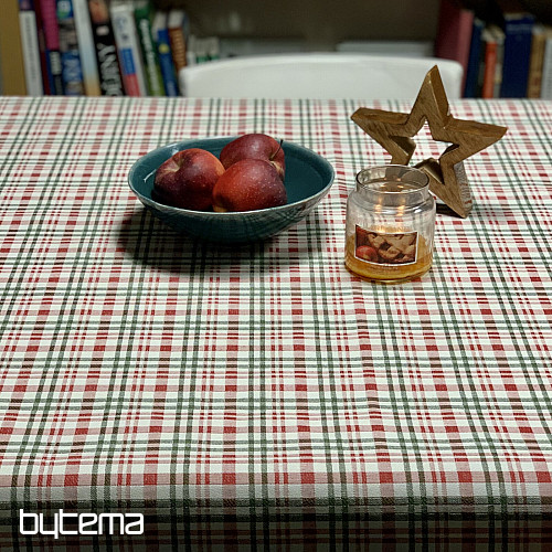 Božični prt in šal SCOTTISH SHELLEY CHECK