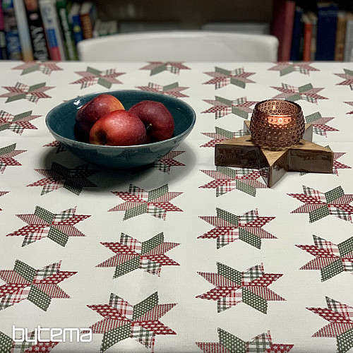 Božični prt in šal STAR SHELLEY