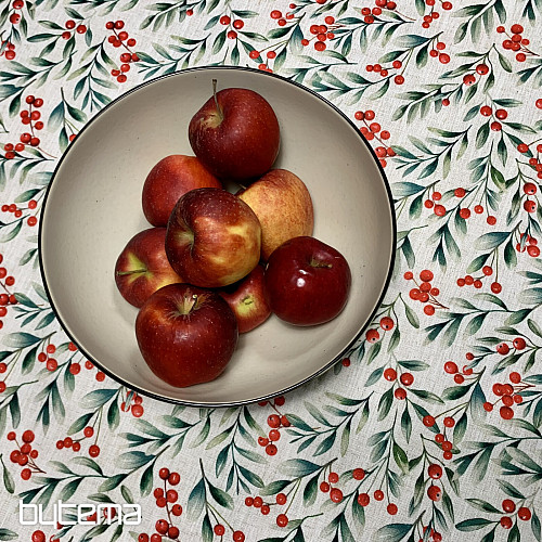 Dekorativni prt BOŽIČNE JAGODE