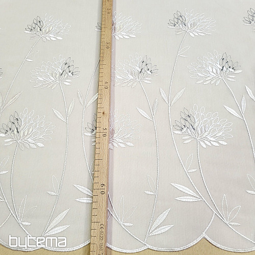 Luksuzna zavesa GERSTER 11868 bež vezenje