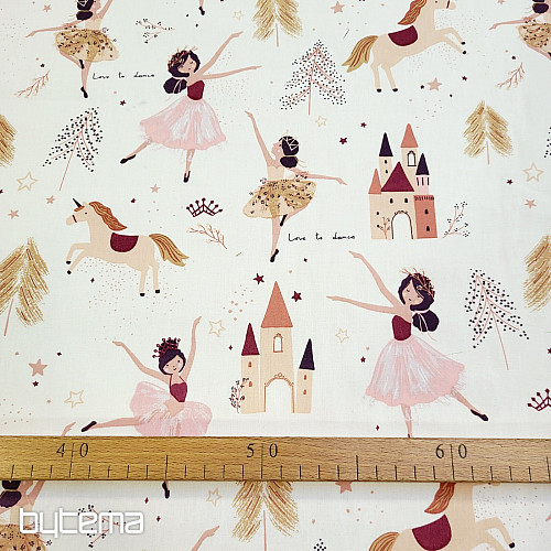 Bombažna tkanina PLESALKA