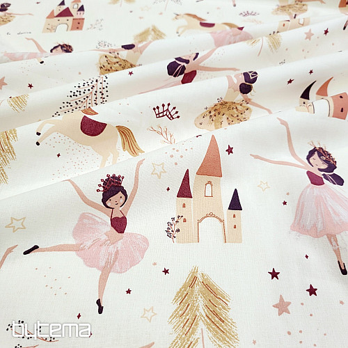 Bombažna tkanina PLESALKA