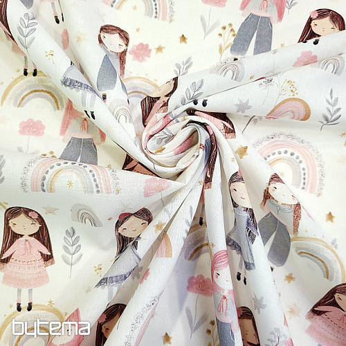 Bombažna tkanina DEKLIŠKE