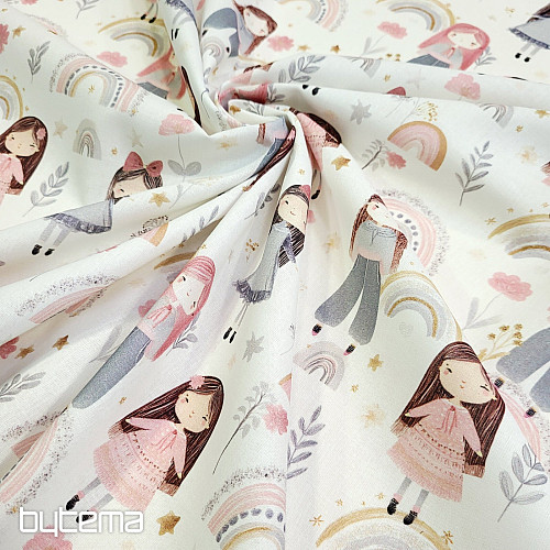 Bombažna tkanina DEKLIŠKE