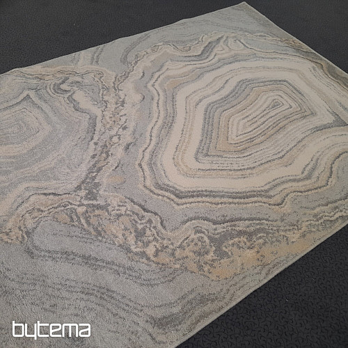 Luksuzna volnena preproga ISFAHAN Efez siva