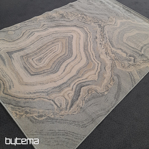 Luksuzna volnena preproga ISFAHAN Efez siva