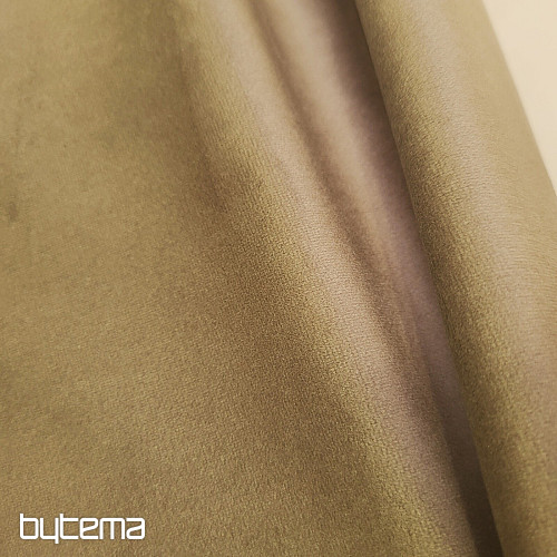 Luksuzna enobarvna dizajnerska dekorativna tkanina GERSTER 77042/0200 RJAVA