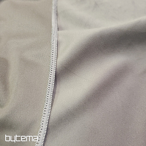 Luksuzna enobarvna dizajnerska dekorativna tkanina GERSTER 77042/0040 BEŽ SIVA