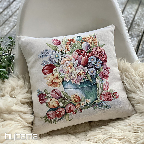 Prevleka za vzglavnik iz tapiserije SPOMLADANSKI ŠOPEK