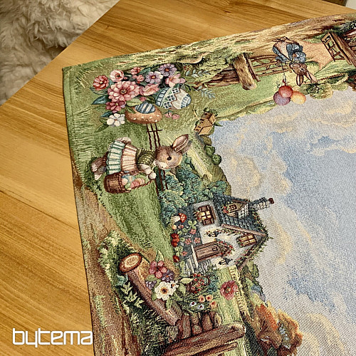 Tapiserijski prt in šal VELIKONOČNO POTOVANJE