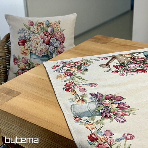 Tapiserijski prt in šal SPOMLADANSKI ŠOPEK