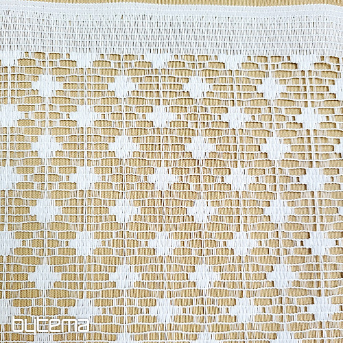 Žakard zavesa ZORA bela