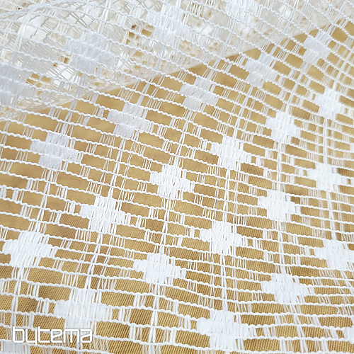 Žakard zavesa ZORA bela