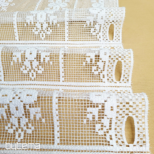 Vitražna zavesa OTYLKA BELA