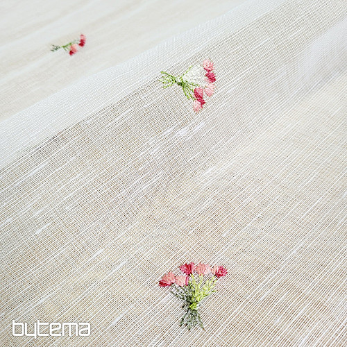 Vitražna zavesa TULIPANI MINI