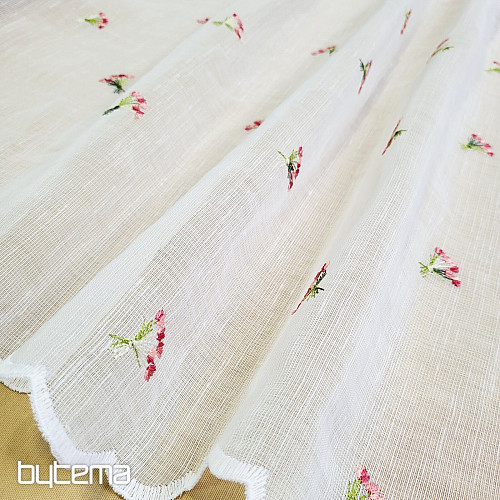 Vitražna zavesa TULIPANI MINI