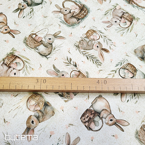 Dekorativna tkanina ZAJČEK BLAGOSLOVLJEN