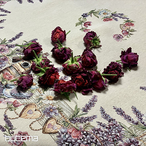 Tapiserijski prt in šal BIRDHOUSE