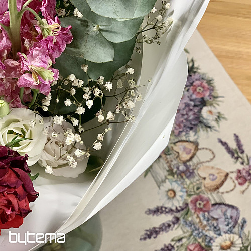 Tapiserijski prt in šal BIRDHOUSE