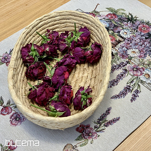 Tapiserijski prt in šal BIRDHOUSE