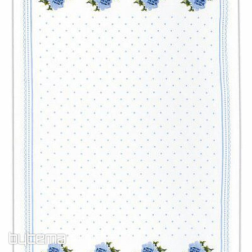 BABIČINE brisače Modre vrtnice