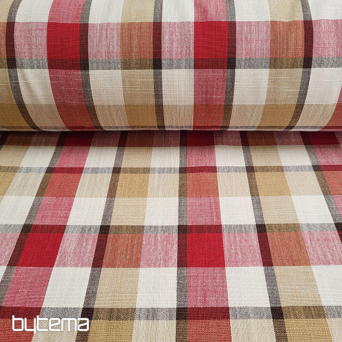 Dekorativna tkanina ATILA RDEČA