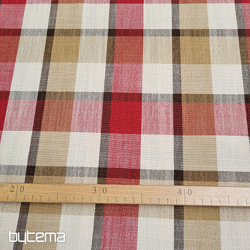 Dekorativna tkanina ATILA RDEČA