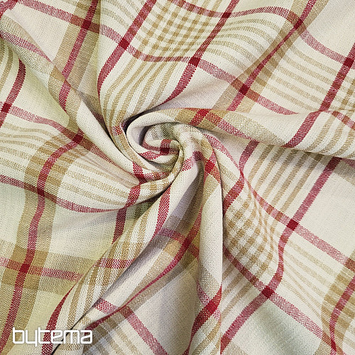 Dekorativna tkanina ANZOL RDEČA